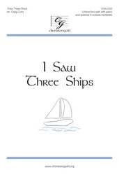 I Saw Three Ships Unison/Two-Part choral sheet music cover Thumbnail